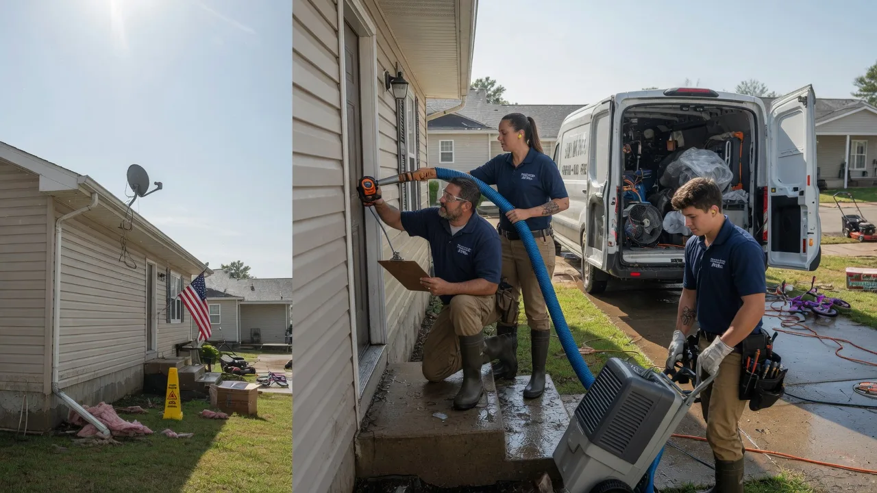 Ceiling Water Damage Restoration in Cooks, MI near me
